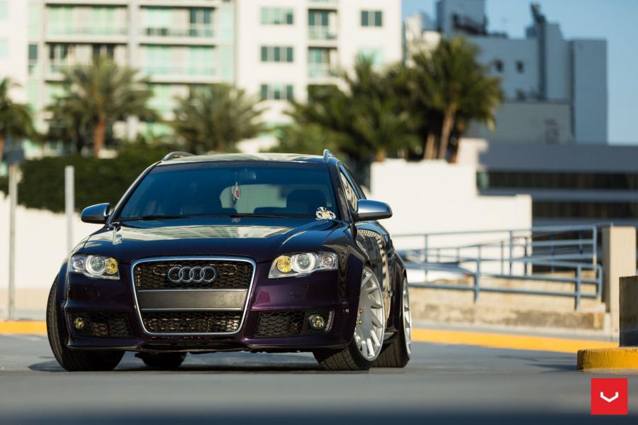  Audi RS4 Avant on Vossen Wheels 2015 года  (фото 4 из 17)